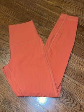 Lululemon Athletica High-Waist Women’s Canyon Orange Leggings